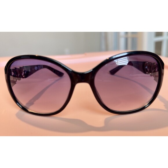 Lot of 3 Sunglasses Elle Retro Tortoiseshell, Black Heart Oversized, Aviator Y2K - Picture 5 of 6